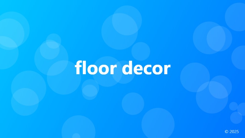 floor decor